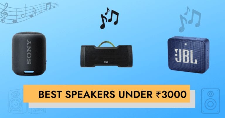 best speakers under ₹3000 india