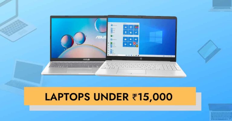 Laptops under 15000 cover