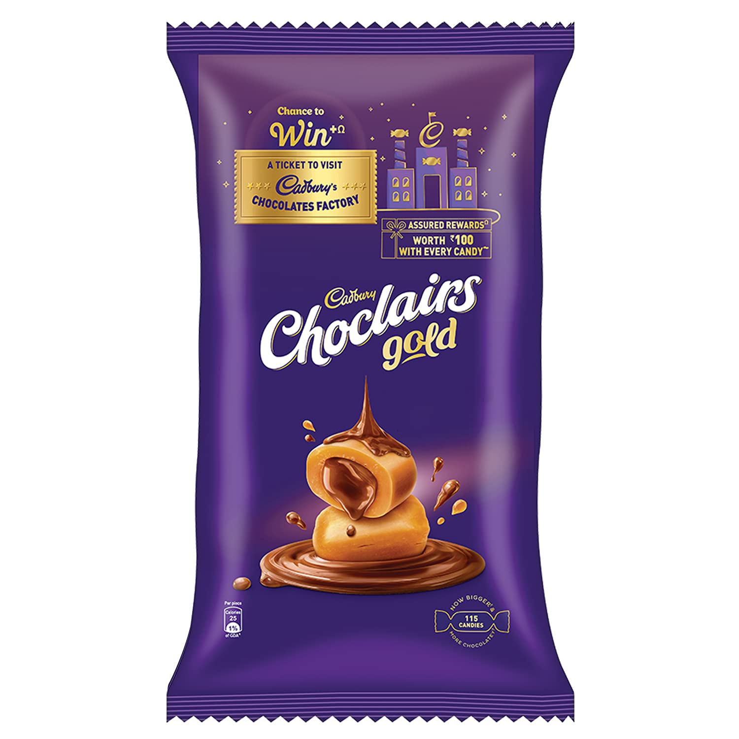 Cadbury Choclairs Gold 115 Candies