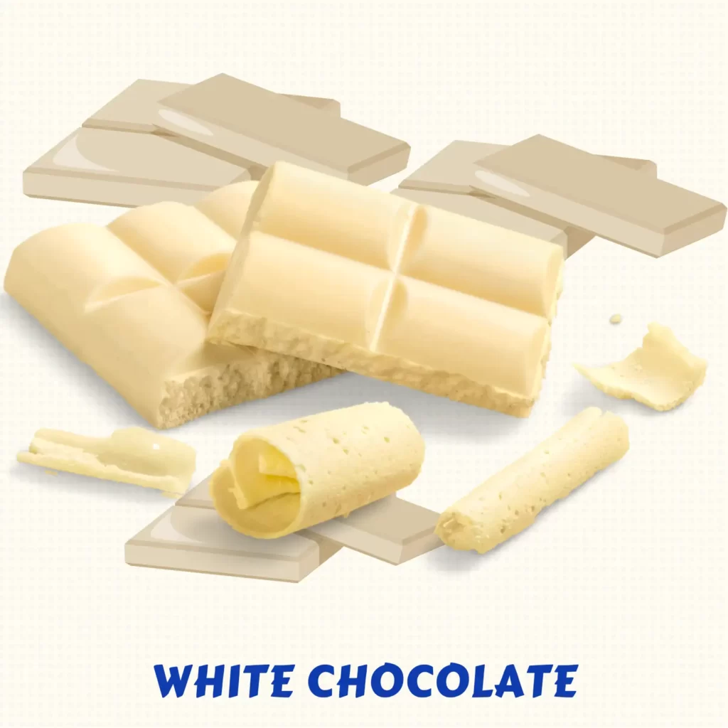 white chocolate bar